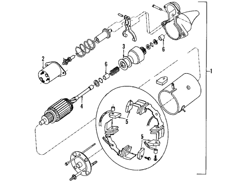 GM 10477566 Drive,Starter