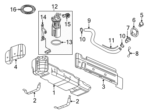 GM 19331311 Module Kit,Fuel Tank Fuel Pump