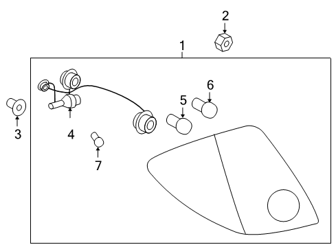 GM 22731252 Harness Assembly, Rear Lamp Wiring