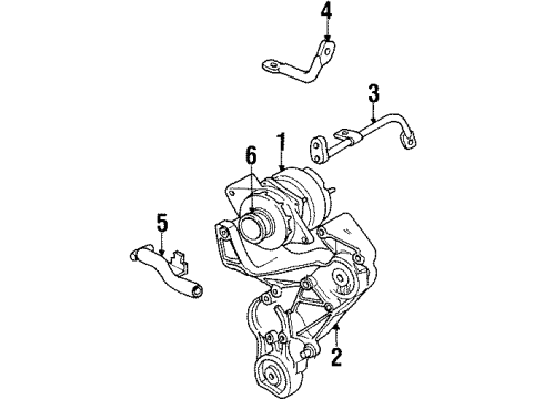 GM 24502143 BRACE, Generator Mounting