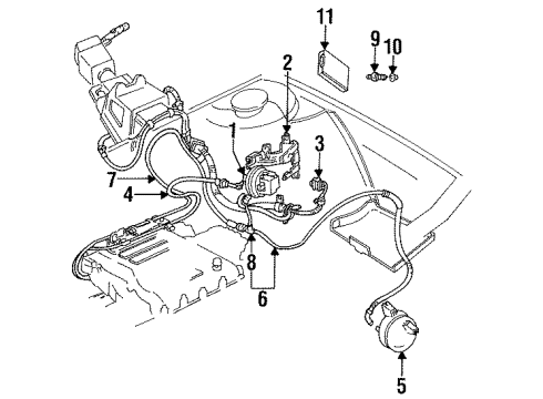 GM 10192799 Hose Assembly, H.V.A.C. Control Vacuum