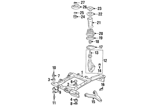 GM 10215428 Nut, Front Crossmember