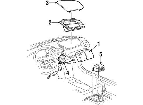 GM 9378251 Module Asm,Inflator Restraint Sensor & Diagnostic