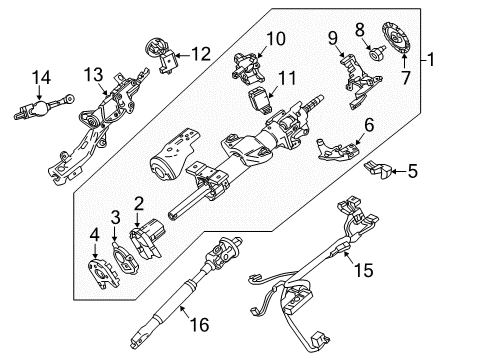 GM 84525957 Cable Assembly, A/Trns Range Sel Lvr (At Trns)