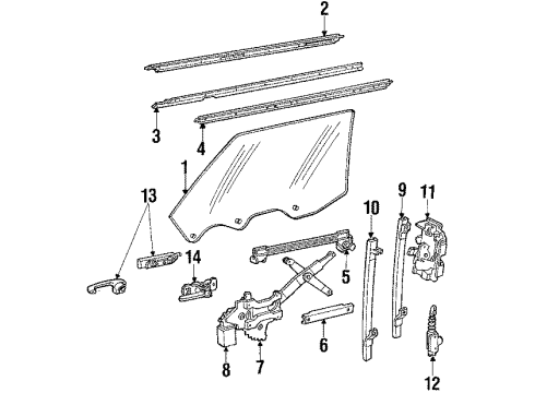 GM 20273629 Handle,Front Side Door Outside