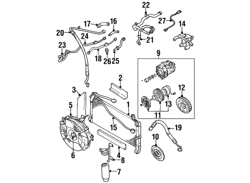 GM 30007752 Air Conditioner Electric Temperature and Motor Control SWITCH