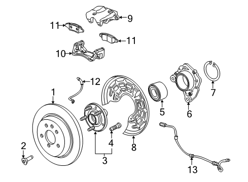 GM 42518441 Pad Kit, Rear Disc Brake