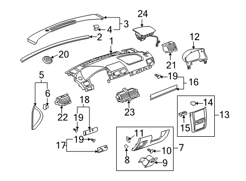 GM 17801900 Interior Trim Kit in Yellow Lightning