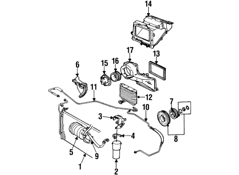 GM 14089979 Resistor Assembly, Blower Motor