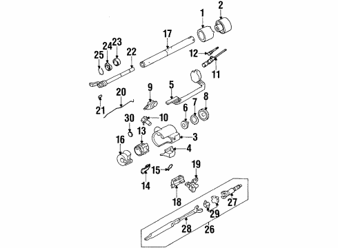 GM 1155883 Lock Asm,Ignition(B&S 608361)