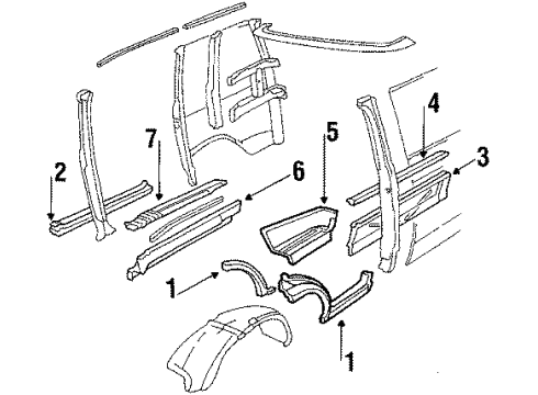 GM 15714510 PANEL, Floor And Toe Panel