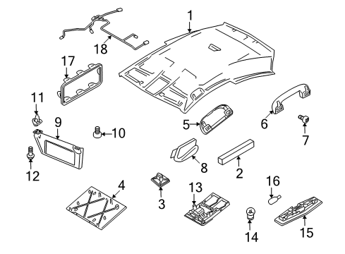 GM 13145338 Switch,Sun Roof Sunshade