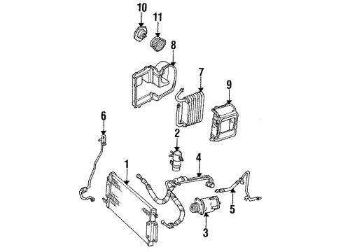 GM 3012077 SEAL, A/C Evaporator Core Housing