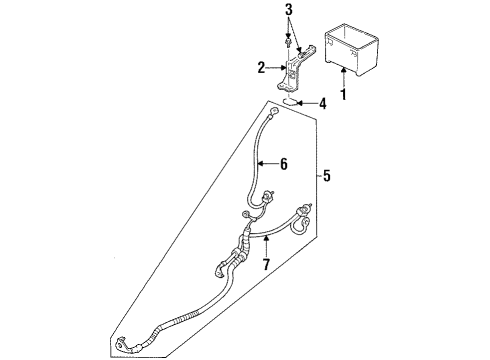 GM 12157116 Cable Asm,Battery Positive(31"Long)