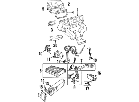 GM 90541438 Evaporator,A/C