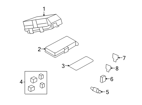 GM 15859578 Block Assembly, Engine Wiring Harness Junction