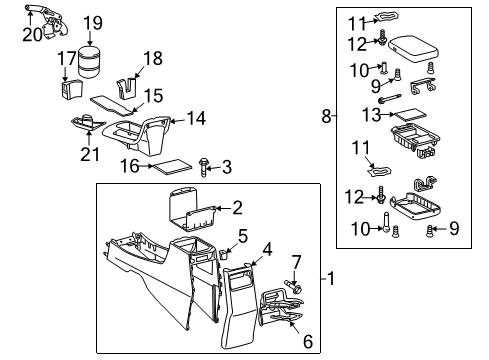 GM 19184307 Cable,Parking Brake Rear