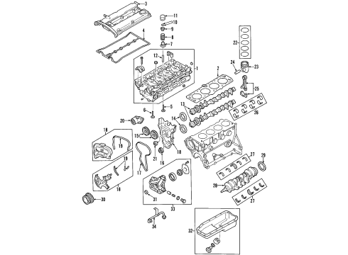 GM 93742706 Bearing Set,Crankshaft