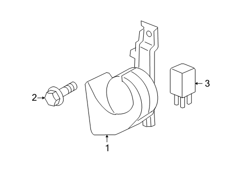 GM 25776672 Horn,High A Note