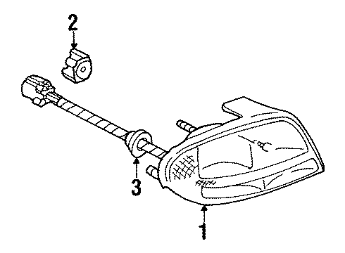 GM 16524097 Lamp Asm,Tail (W/O Wiring Harness) LH