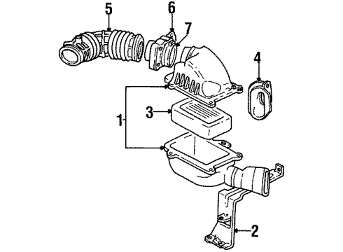 GM 24504488 Duct, Rear Air Intake