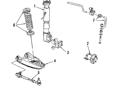 GM 25523982 Spring, Rear