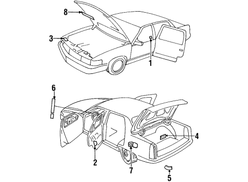 GM 3547489 Label, Engine Coolant Only Notice