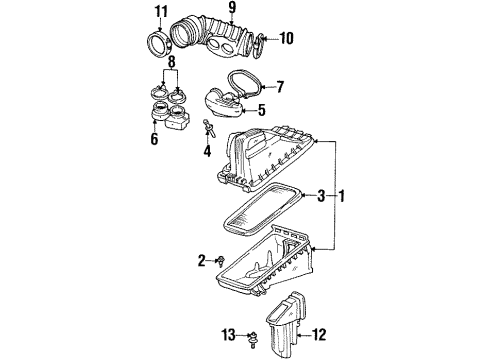 GM 25099367 Adapter, Air Cleaner Resonator Duct