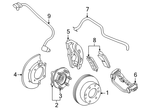 GM 19257479 Sensor Asm,Rear Wheel Speed