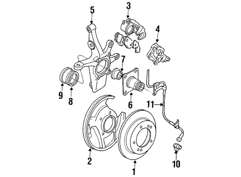 GM 96065144 Hose,Front Brake