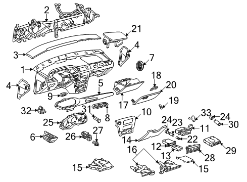 GM 22625143 Handle Assembly, Instrument Panel Compartment Door Latch Release *Neutral Medium