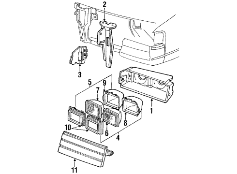 GM 22054231 Actuator Asm,Headlamp Opening Housing