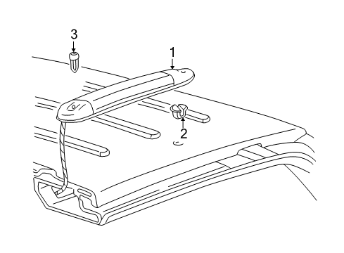 GM 15024623 Lamp,High Mount Stop