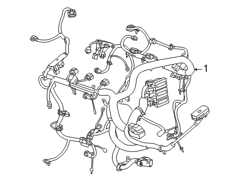 GM 22987170 Harness Assembly, Instrument Panel Wiring