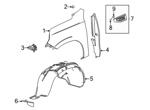 GM 84719450 Plate Assembly, F/Fdr Mktg Pkg Na