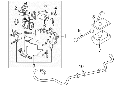 GM 4553268 Clip, Rear Shock Absorber Air Tube