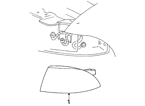 GM 5975040 Lamp Assembly, Front Side Marker