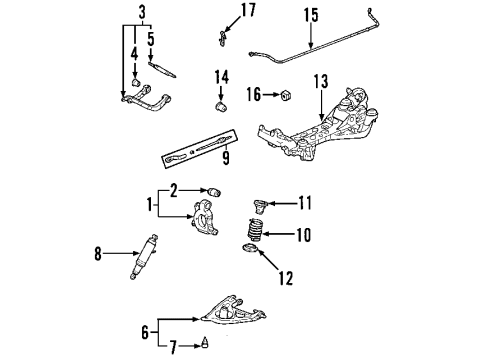 GM 88964105 Rear Wheel Bearing (W/ Wheel Speed Sensor)