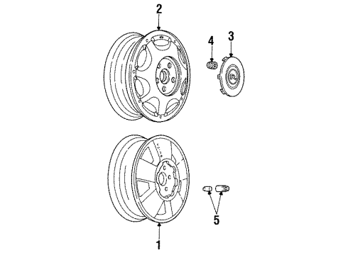 GM 3634736 Wheel Rim,15X6