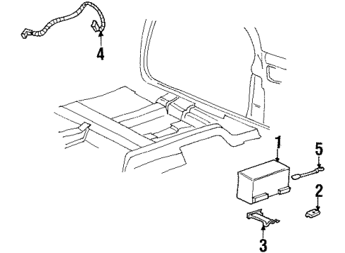 GM 15321260 Cable Asm,Battery Positive