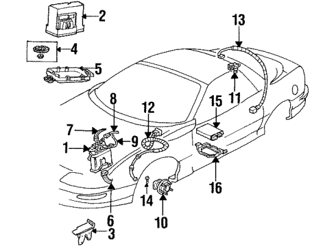 GM 12110375 CONNECTOR, Electronic Brake Control