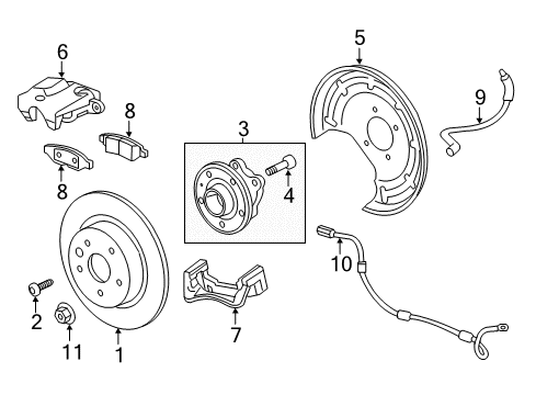 GM 13510091 Housing Assembly, Rear Brake Caliper