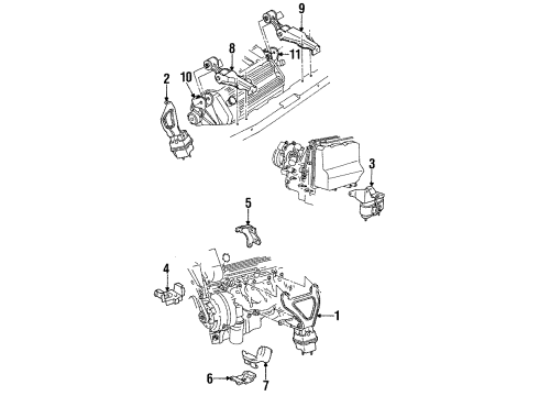 GM 12564773 Bracket Assembly, Engine Mount Strut