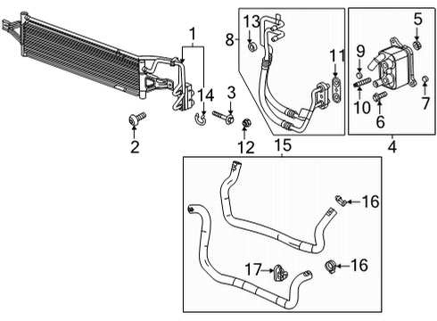 GM 24294041 Hose Assembly, A/Trns Fluid Clg Ht Exchanger Ot