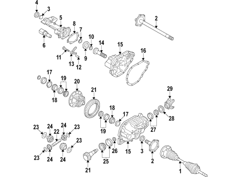 GM 23126617 Gear Kit, Front Differential Drive Pinion