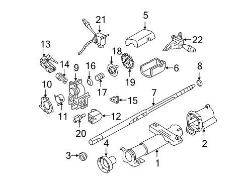 GM 10356293 Column Assembly, Steering