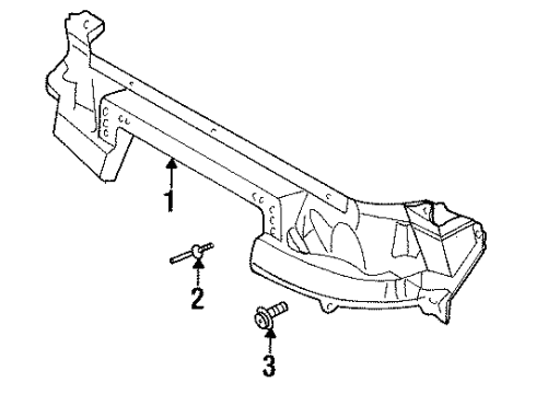 GM 25636831 Panel Assembly, Headlamp & Front End Panel Mount