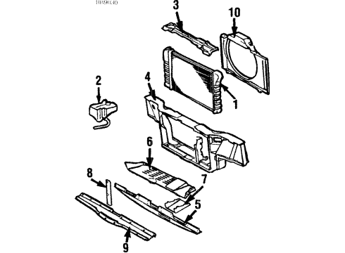 GM 22505434 Reservoir, Coolant Recovery