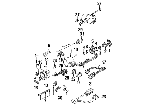 GM 16125093 Module Assembly, Steering Wheel Hvac & Radio Control Interface