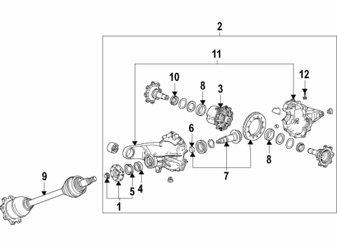 GM 84881460 Vent Assembly, R/Axl